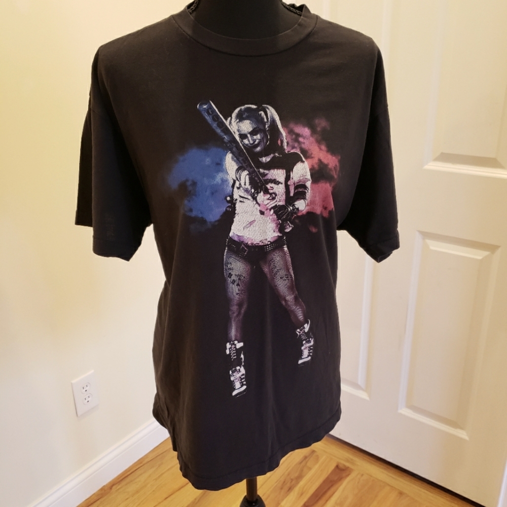 Suicide Squad, Harley Quinn, black size XL T-shirt,